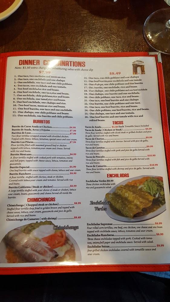 Los Pilares Mexican Menu image 1