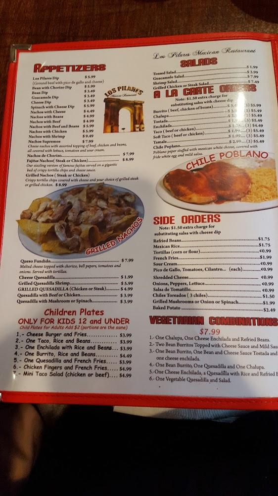 Los Pilares Mexican Menu image 3